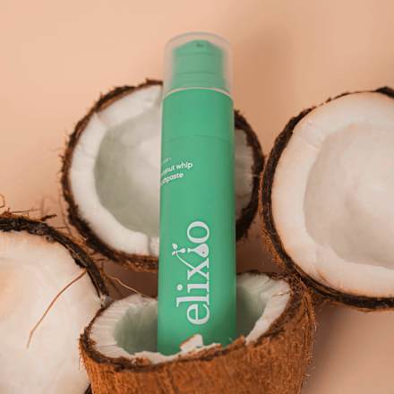 Pasta do zębów smakowa, kokos elixio