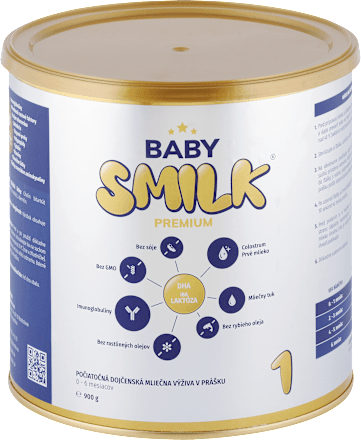 Počiatočná dojčenská mliečna výživa Premium 1 BABYSMILK