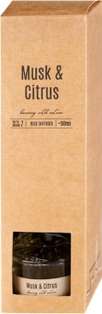 Osveživač prostora sa štapićima - mošus i citrus Aura Fragrances Candles