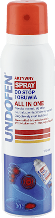 ALL IN ONE Aktywny Spray do Stóp i Obuwia Undofen