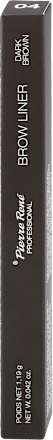 Kredka do brwi ze szczoteczką Brow Liner No. 04 Dark Brown Pierre Rene