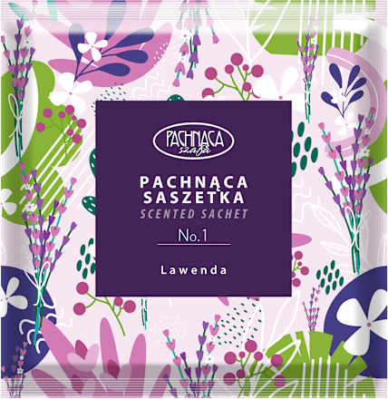 Saszetka do szafy i samochodu Lawendowe Wzgórze Pachnąca szafa