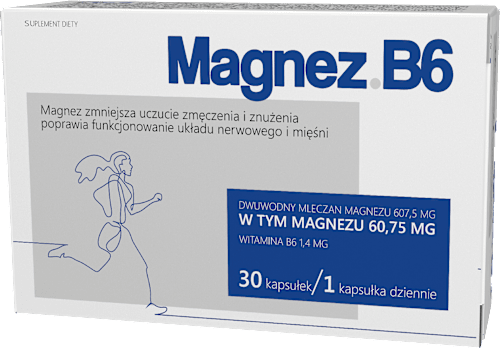 Suplement diety Magnez B6, kapsułki INV Poland
