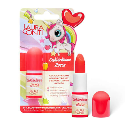 Balsam de buze protector natural cu aromă de fructe Laura Conti