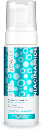Pianka do twarzy z niacynamidem Hero  Vianek