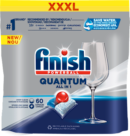 Таблетки за съдомиялна машина Quantum ALL IN 1 Finish