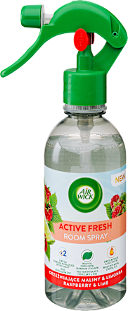 Air Wick Active Fresh légfrissítő spray Málna és Bimbózó citrusok AIR WICK