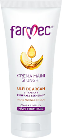 Cremă cu ulei de argan pentru mâini si unghii farmec
