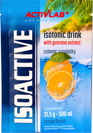 ISOACTIVE - isotonic drink pomorandža ACTIVLAB