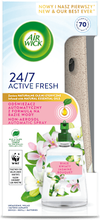 Komplet Białe Kwiaty AIR WICK