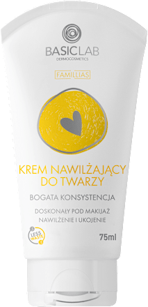 Krem nawilżający do twarzy bogata konsystencja Dermocosmetics Famillias BASICLAB