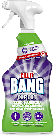 Płyn do czyszczenia Power Cleaner Zero Tłuszczu Bez Szorowania, spray CILLIT BANG