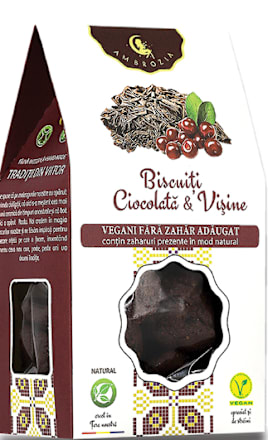 Biscuiți cu ciocolată și vișine HIPER AMBR