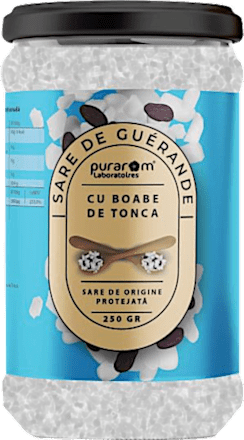 Sare de Guérande cu boabe de tonka PURAROM LABORATOIRES