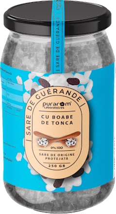 Sare de Guérande cu boabe de tonka PURAROM LABORATOIRES