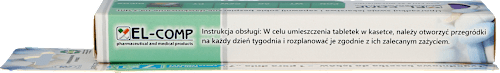 Kasetka do leków tygodniowa na 1 pora dnia KALLDERA