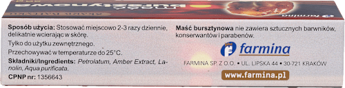 Maść Bursztynowa farmina
