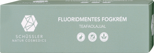 Fogkrém teafaolajjal, fluoridmentes Schüssler