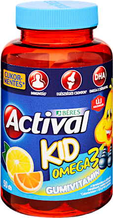 Omega3 gumivitamin gyerekeknek Actival Kid Actival