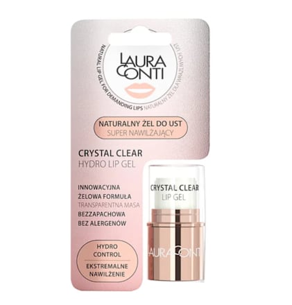 Crystal Clear gel pentru buze transparent Laura Conti
