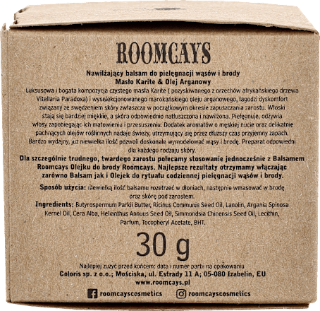Balsam do pielęgnacji brody i wąsów Roomcays
