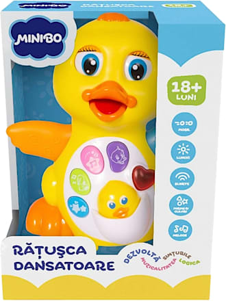 Jucărie pentru bebeluși, Rățușca dansatoare Minibo