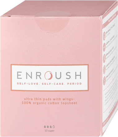 SELF-LOVE. SELF-CARE. PERIOD Ciklusni higijenski ulošci - super Enroush