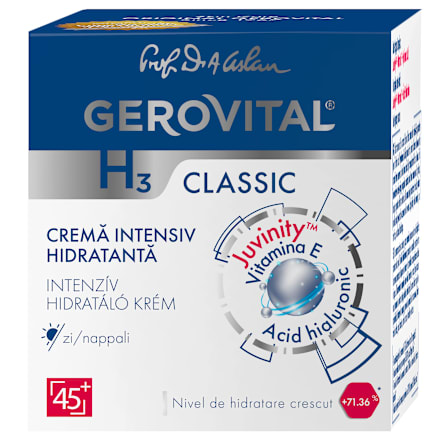 Cremă intensiv hidratantă de zi pentru față GEROVITAL