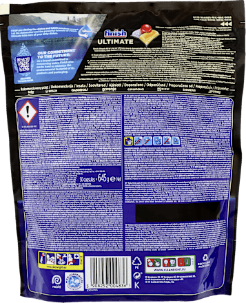 Kapsułki do zmywarek Ultimate All in One cytrynowe BOX Finish