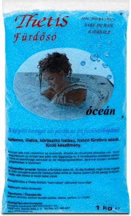 Fürdősó, habzó, kék óceán Thetis