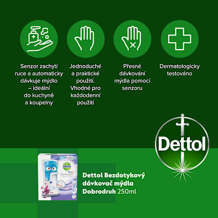 dávkovač mýdla bezdotykový Dettol