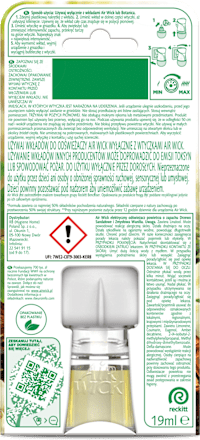 Wkład do elektrycznego odświeżacza powietrza Drzewo Sandałowe i Zmysłowa Wanilia/Sandalwood & Warm Vanilla AirWick
