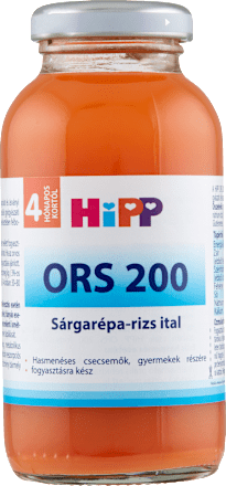 ORS 200 ital sárgarépa - rizs 4 hónapos kortól HiPP