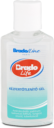 Kézfertőtlenítő gél Bradolife