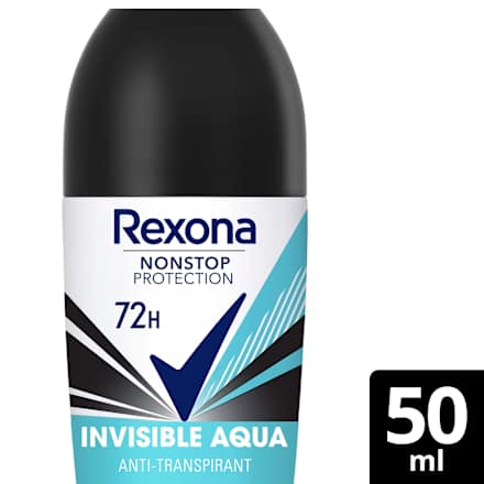 Antitranspirant Deo Roll-on Nonstop Protection Invisible Aqua Rexona