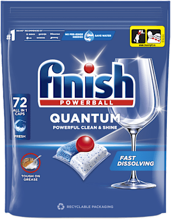 Quantum kapsule za strojno pranje posuđa Finish