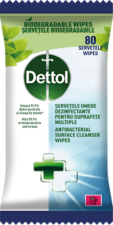 Antibakteriális felülettisztító kendő Dettol
