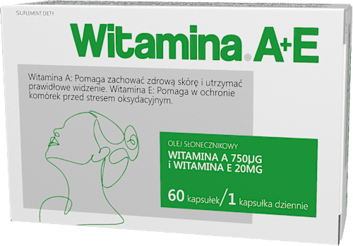 Suplement diety Witamina A + E, kapsułki INV Poland