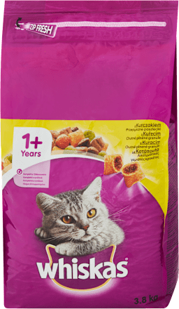 granule pro kočky s kuřecím masem Whiskas