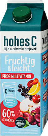 Piros multivitamin gyümölcslé Fruchtig & leicht hohes C