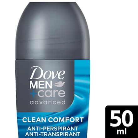 Anti-Transpirant Roll-On Advanced Clean Comfort  Dove MEN+CARE