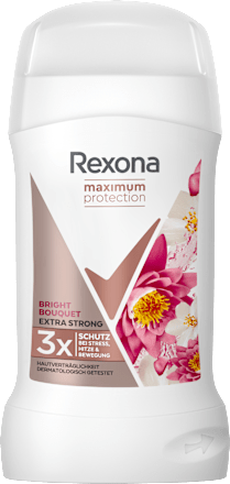 Antitranspirant Deostick, Maximum Protection, Bright Bouquet, Extra Strong Rexona