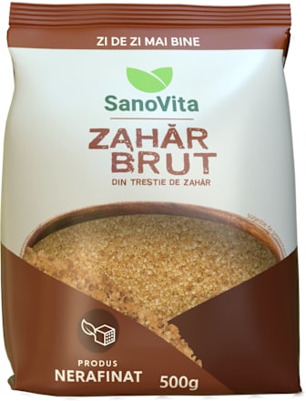 Zahăr brut din trestie de zahăr Sanovita