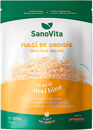 Fulgi de drojdie inactiva uscata Sanovita