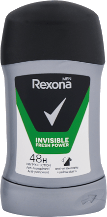 Pánsky tuhý antiperspirant Invisible Fresh Power Rexona men