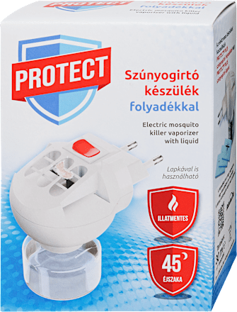 Elektromos szúnyogirtó készülék folyadékkal PROTECT