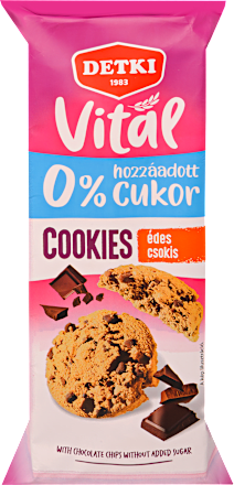 Édes csokis keksz Detki