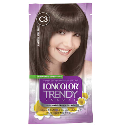 Vopsea semipermanentă castaniu soul blues C3 LONCOLOR TRENDY