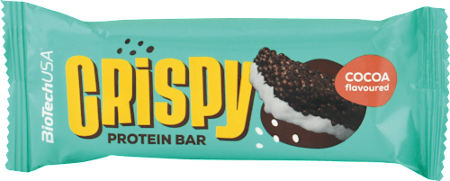 Proteínová tyčinka Crispy s príchuťou kakaa BioTechUSA