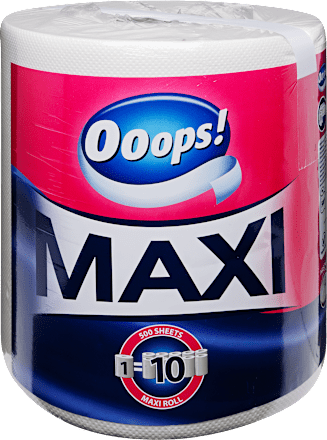 Papírtörlő Maxi, 2 rétegű, 500 lap Ooops!